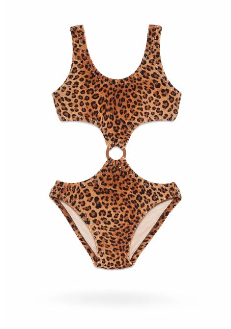 Costume animalier in spugna SAINT BARTH | LAU0005 LAUREL WP JR00049L CRINKLE SAND LEOPARD 19